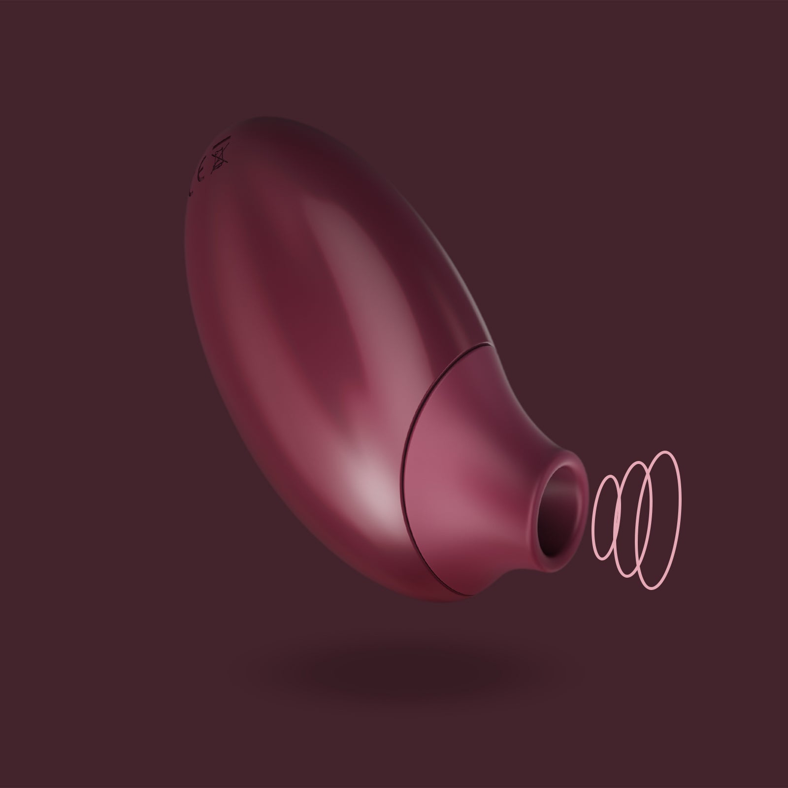 Flamingo Mini Sucking Vibrator by Tracy's Dog EU, color: red